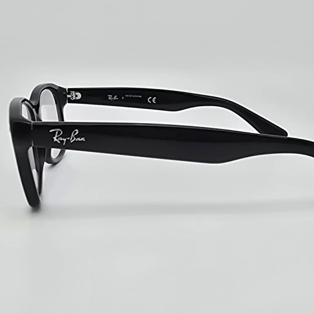 Ray-Ban RB1528 3542 New Wayfarer Junior Polished Black Kid Eyeglasses Frame 48mm